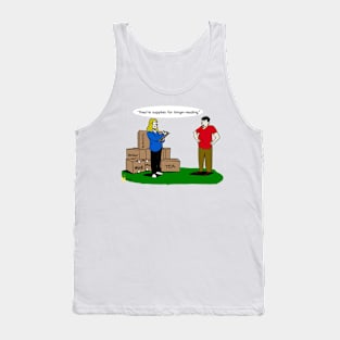 Binge Reading Supplies Tank Top